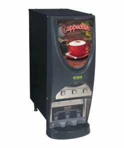 BUNN® Bunn 38600.0001 IMIX-3S+ BLK Powdered Cappuccino Dispenser With 3 Hoppers