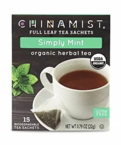 China Mist - Simply Mint Herbal Full Leaf Tea Sachet, 15 Count Box - Biodegradable And Individually Wrapped (6 Pack) -coffee Sales Shop 418qejcaccl 1