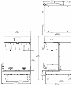 BUNN® Bunn 53600.0100 ICB Twin SH Soft Heat® Platinum Edition™ Stainless, 120/240V With Wireless -coffee Sales Shop 53600.0100 icb twin sh pe 3