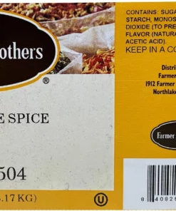 Farmer Brothers Barbecue Spice, 7 Lbs - Original Cain's Blend! -coffee Sales Shop 7846504 ingredients
