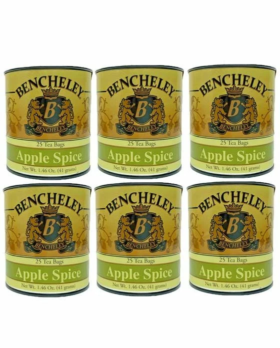 Bencheley Tea Bags, 6/25 Ct Apple Spice Tea 3 Bencheley Tea Bags, 6/25 Ct Apple Spice Tea
