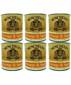 Bencheley Tea Bags, 6/25 Ct Orange & Spice Tea