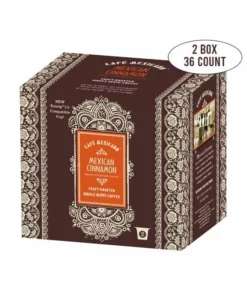 Cafe Mexicano Mexican Cinnamon Coffee KCups, 2/18ct