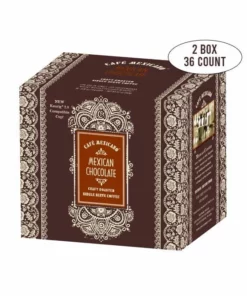 Cafe Mexicano Mexican Chocolate Coffee KCups, 2/18ct
