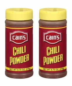 Cain's Chili Powder, 2 Bottle 9.75 Oz Each