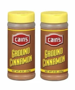 Cain's Ground Cinnamon (2 Bottle/8 Oz Each)