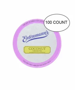 Entenmann's Single Serve Coffee, Coconut Cream Pie, 100 Count