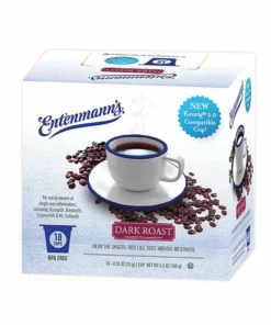 Entenmann's Single Serve Coffee, Dark Roast, 18 Count Box