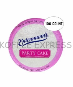 Entenmann's Party Cake Flavored Coffee Single Serve Cups For Keurig K-Cup Brewer, 100 Count