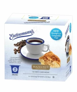 Entenmann's Single Serve Coffee, Hazelnut, 18 Count Box
