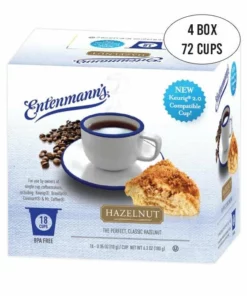 Entenmann's Single Serve Coffee, Hazelnut, 4/18 Count