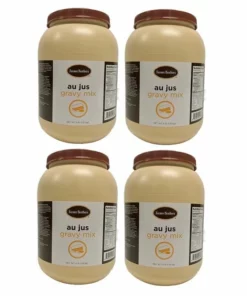 Farmer Brothers Au Jus Gravy Mix (4 Bottles/4 Lbs Ea.)