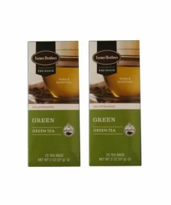 Farmer Brothers Premium: Decaf Green Tea, 2/25 Ct Tea Boxes