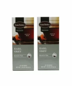 Farmer Brothers Premium: Earl Grey Hot Tea, 2/25 Ct Tea Boxes