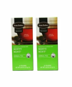 Farmer Brothers Premium: Misty Mint Hot Tea, 2/25 Ct Tea Boxes