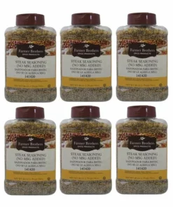 Farmer Brothers Steak Seasoning (6 Bottles/28 Oz Ea.)