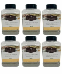 Farmer Brothers Whole Celery Seed (6 Bottles/1 Lb Ea.)