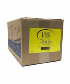 Tasty Trim Sucralose (Yellow Sugar Substitute), 1 Box (2,000 Packets)