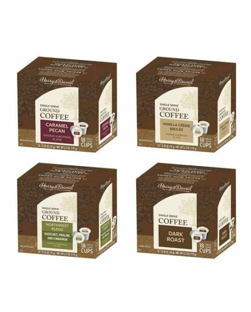 Harry & David-Caramel Pecan,Dark Roast,Northwest,Vanilla Creme Brulee Asst 4/18 Ct (72ct) -coffee Sales Shop Harry David Caramel Pecan Dark Rst Northwest VanCremeBrulee Asst 4 18 ct 72ct 2nd