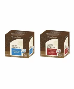 Harry & David Coffee Combo, Breakfast Blend, Chocolate Cherry Decadence 2/18 Ct Box