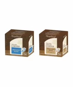 Harry & David Coffee Combo, Breakfast Blend, Vanilla Creme Brulee 2/18 Ct Boxes