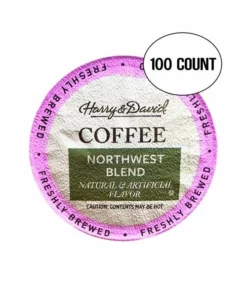 Harry & David Northwest Blend Single-Serve Coffee K Cups 100 Count