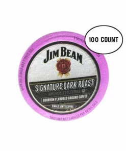 Jim Beam Dark Roast Single Serve Coffee, 100 Count Keurig 2.0 Compatible