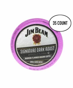 Jim Beam Dark Roast Bourbon Flavored Single Serve Cups, 35 Cups