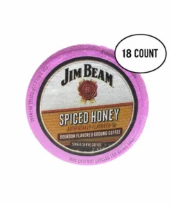 Jim Beam Spiced Honey Bourbon Flavored Single Serve Cups, 18 Cups