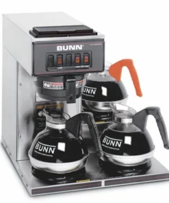 BUNN® BUNN 13300.0003: Pourover Coffee Brewer W/ 3 Lower Warmers SST
