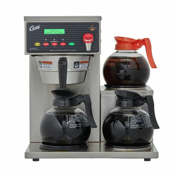 Curtis ALP3GTR12A000 G3 Alpha® Decanter 3 Station With 3 Lower Right Warmers 3 Curtis ALP3GTR12A000 G3 Alpha® Decanter 3 Station With 3 Lower Right Warmers
