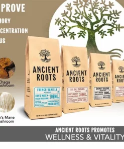 Ancient Roots Donut Shop Medium Roast Flavored Mushroom Ground Coffee6/12 Oz Bags -coffee Sales Shop ancient roots french vanilla flavored mushroom coffee french vanilla coffee1 2 1 1 1