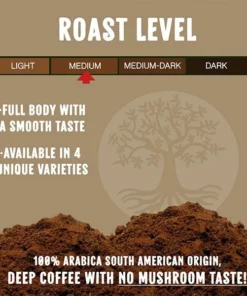 Ancient Roots Sea Salted Caramel Flavored Mushroom Medium Roast Ground Coffee, 6/12 Oz Bags -coffee Sales Shop ancient roots french vanilla flavored mushroom coffee french vanilla coffee2 2 1 1 1 1 1 1 1 1 1 1 1