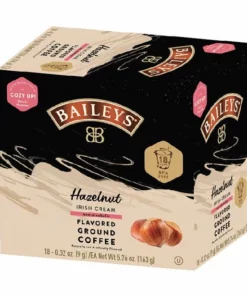 Baileys Bailey's, Hazelnut Irish Cream Flavored Coffee, 18 Single Serve Cups