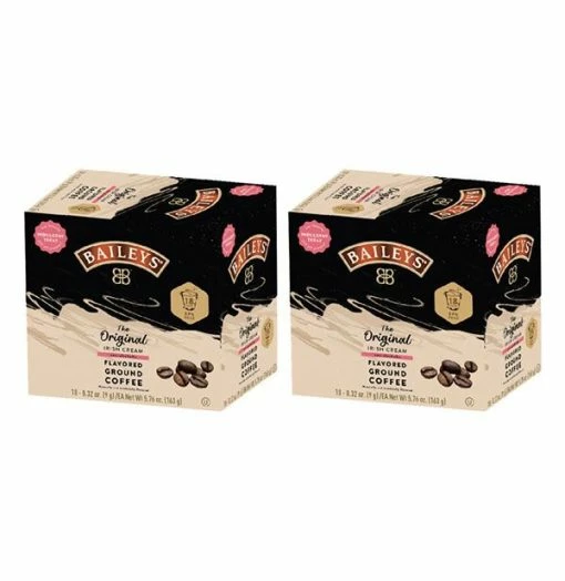 Baileys Bailey's, The Original Irish Cream Flavored Coffee, 2/18 Single Serve Cups -coffee Sales Shop baileys original irish cream flavored coffee 36 single serve cups