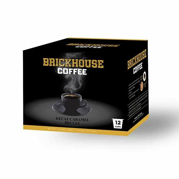 Brickhouse Single Serve Coffee, Decaf Caramel Brulee, 72 Count 4 Brickhouse Single Serve Coffee, Decaf Caramel Brulee, 72 Count - Image 2