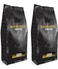 Brickhouse Ground Coffee, Dark Roast, 2/12 Oz Bags
