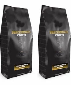 Brickhouse Ground Coffee, Peanut Butter Banana, 2/12 Oz Bags