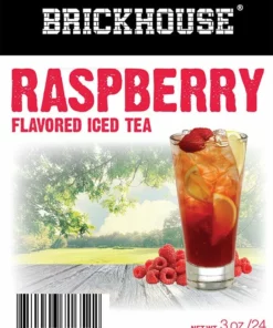 Brickhouse Raspberry Flavored Iced Tea, 24/3 Oz Packets, Loose Leaf With Filters -coffee Sales Shop brickhouse raspberry flavored iced tea 2