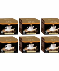 Caffe Noir Gourmet Coffee Almond Pound Cake, Single Serve Beverage Cups, 6 Box 12 Count Each