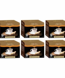 Caffe Noir Gourmet Coffee Bananas Foster, Single Serve Beverage Cups, 6 Box 12 Count Each