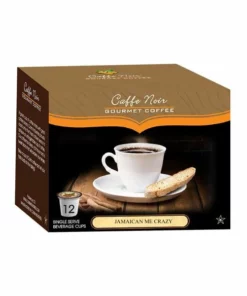 Caffe Noir Gourmet Coffee Jamaican Me Crazy, Single Serve Beverage Cups, 6 Box 12 Count Each -coffee Sales Shop caffe noir gourment coffee jamaican me crazy 12 ct