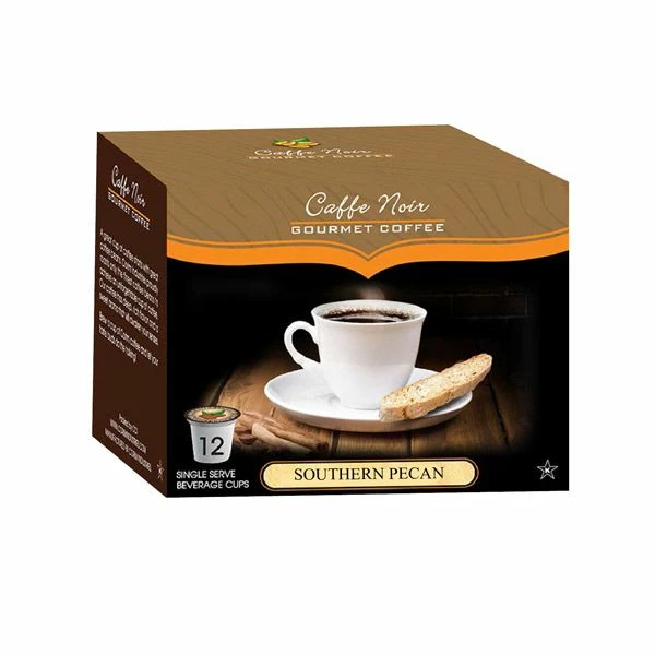 Caffe Noir Gourmet Coffee Southern Pecan, Single Serve Beverage Cups, 6 Box 12 Count Each 4 Caffe Noir Gourmet Coffee Southern Pecan, Single Serve Beverage Cups, 6 Box 12 Count Each - Image 2