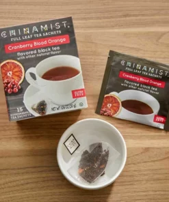 China Mist - Cranberry Blood Orange Organic Black Full Leaf Tea Sachet, 2 Boxes 15 Count Each 8 China Mist - Cranberry Blood Orange Organic Black Full Leaf Tea Sachet, 2 Boxes 15 Count Each -coffee Sales Shop china mist cranberry blood orange organic black full leaf tea sachet 15 count 1 1