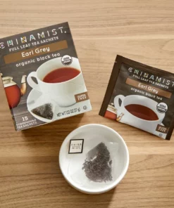 China Mist - Earl Grey Organic Black Full Leaf Tea Sachet, 4 Boxes 15 Count Each -coffee Sales Shop china mist earl grey organic black full leaf tea sachet2 1 1 1