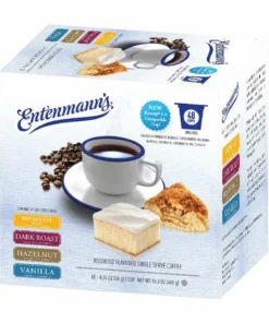 Entenmann's Single Serve Coffee, Variety Pack, 48 Count