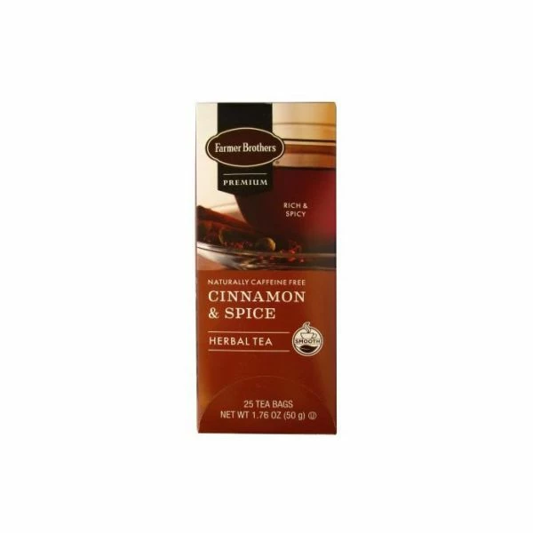 Farmer Brothers Premium: Cinnamon Hot Tea, 6/25 Ct Tea Boxes 4 Farmer Brothers Premium: Cinnamon Hot Tea, 6/25 Ct Tea Boxes - Image 2