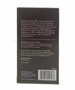 Farmer Brothers Premium: Chamomile Hot Tea, 6/25 Ct Tea Boxes -coffee Sales Shop fbchamomile3