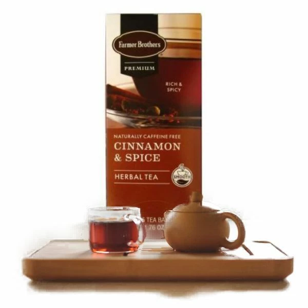 Farmer Brothers Premium: Cinnamon Hot Tea, 6/25 Ct Tea Boxes 5 Farmer Brothers Premium: Cinnamon Hot Tea, 6/25 Ct Tea Boxes - Image 3