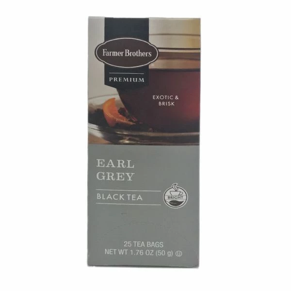 Farmer Brothers Premium: Earl Grey Hot Tea, 2/25 Ct Tea Boxes 5 Farmer Brothers Premium: Earl Grey Hot Tea, 2/25 Ct Tea Boxes - Image 3